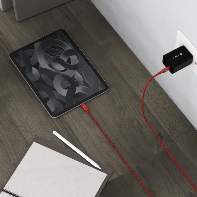 【ADAM 亞果元素】S120 USB-C 對 USB-C 60W 編織充電傳輸線(120CM)