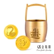 【GJS 金敬順】黃金9999小金豆1克3顆組-限定版(金重:3克)