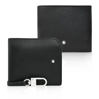 【MONTBLANC 萬寶龍】品牌經典 匠心/大班系列 八卡/六卡 皮夾/短夾/男夾(多款任選)