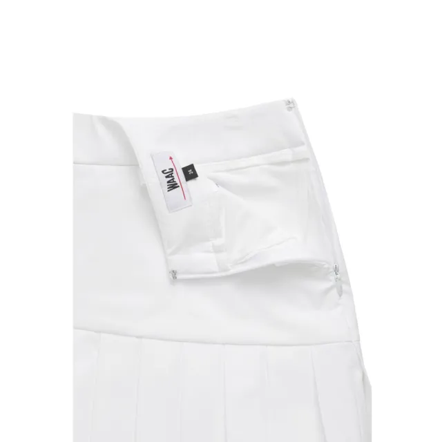 【WAAC】DOUBLE PLEATS SKORT 女士 雙褶短裙褲-白色(WA24FWW820301)