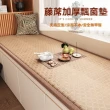【H貝美佳】飄窗墊 地毯 地墊 窗臺墊 陽臺毯 四季款通用  藤編涼席墊(90*180cm 2cm加厚防摔 預售15天)