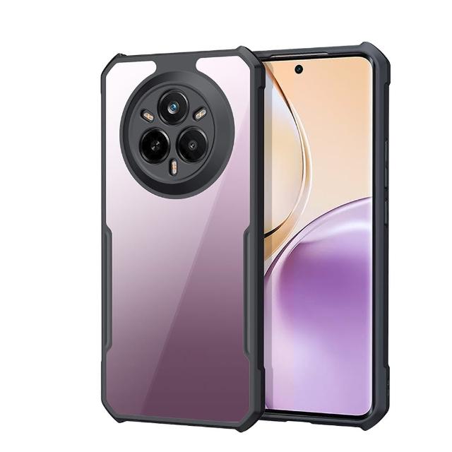 【XUNDD 訊迪】realme 14 Pro 軍事防摔 鏡頭全包覆 清透保護手機殼-夜幕黑