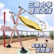 【Ashley House】升級改版高硬度整隻全不銹鋼X型三桿伸縮晾曬衣架-2.4米(晾衣架 曬衣桿 伸縮晾衣架 掛衣架)