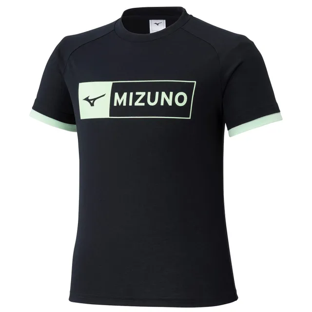 【MIZUNO 美津濃】短袖上衣 童裝 大童 男女童 吸濕排汗 Jr 黑 32JAC42509