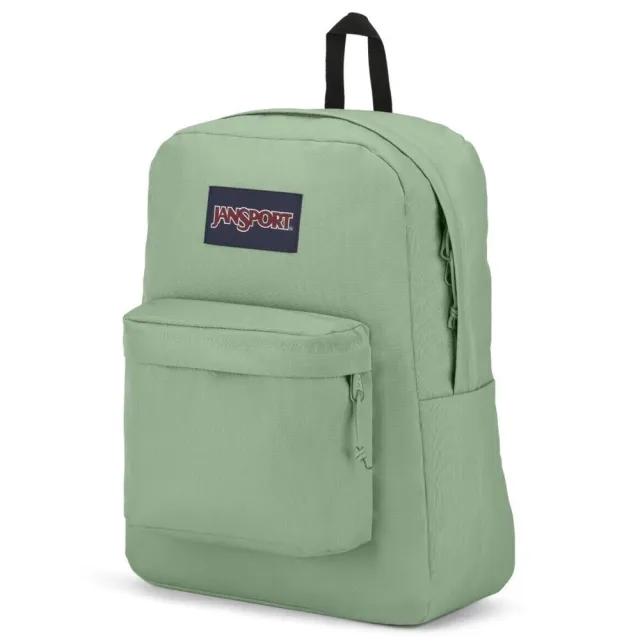 【JANSPORT】雙11 Superbreak後背包 後背包 運動包 雙肩背包 綠(JS0A4QUE96D)