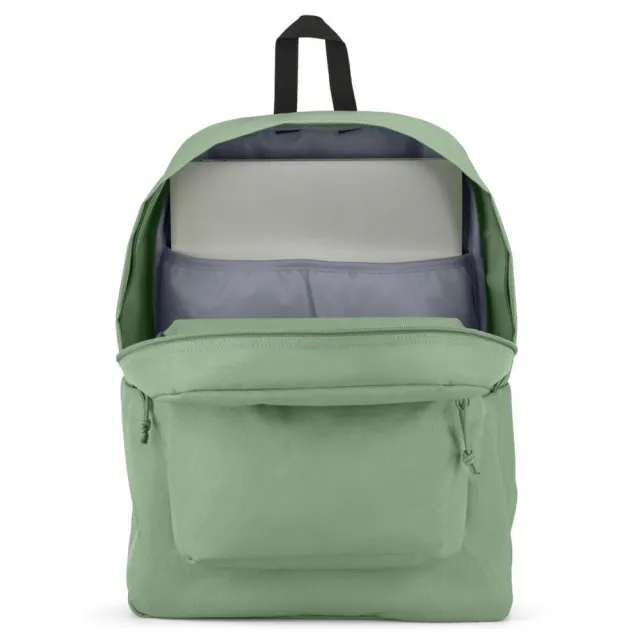 【JANSPORT】雙11 Superbreak後背包 後背包 運動包 雙肩背包 綠(JS0A4QUE96D)