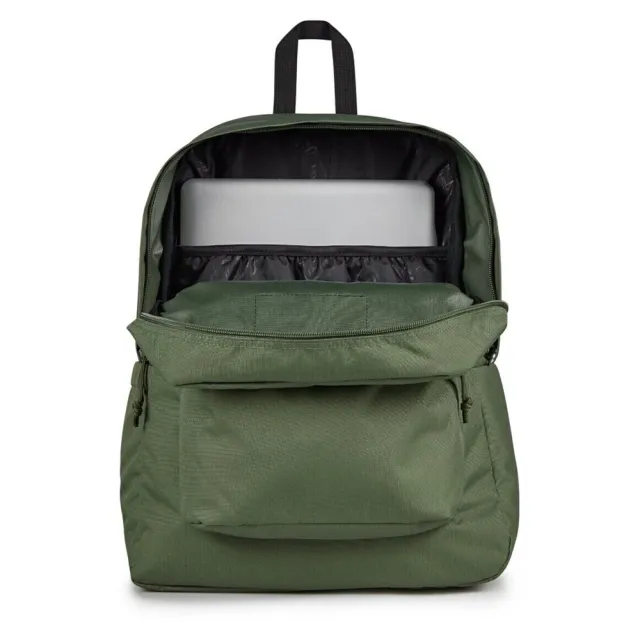 【JANSPORT】雙11 Superbreak後背包 後背包 運動包 雙肩背包 綠(JS0A4QUEKM1)