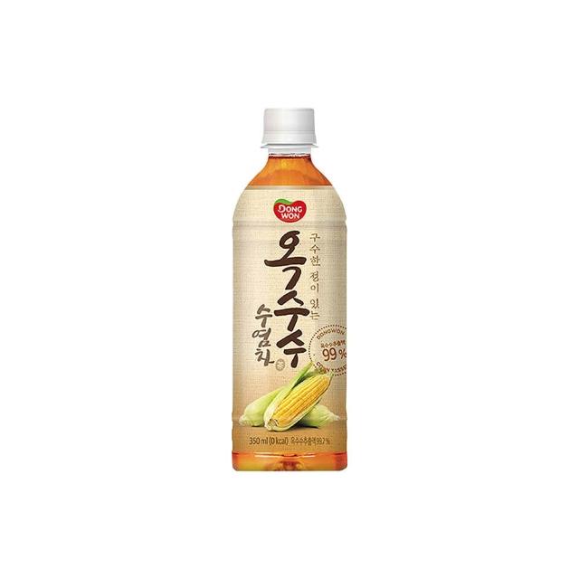 【韓味不二】超值箱購-韓國玉米鬚茶350mlx24入/箱(無咖啡因、0卡路里)中元節/中元/中元普渡