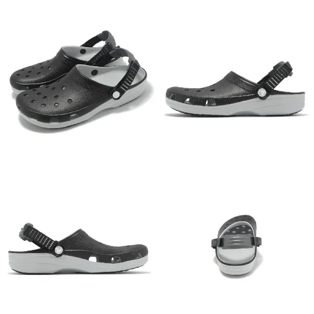 【Crocs】洞洞鞋 Classic Turbo Clog 男鞋 女鞋 經典渦輪克駱格 黑 涼鞋(211287001)