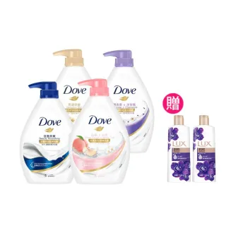 【Dove 多芬】滋養柔膚/GOFRESH系列沐浴乳900mlx4入(多款任選)