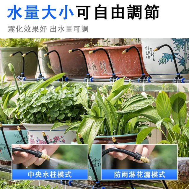 【銘利萊】萬向澆花噴頭 澆水噴頭 定向噴霧 360度彎曲 銅質噴頭(澆水器 噴霧噴嘴 水量可調節 可霧化)