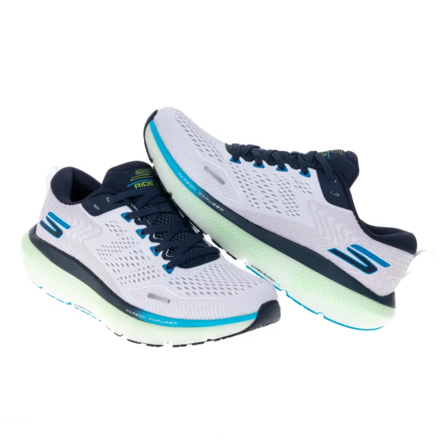 【SKECHERS】男鞋 競速跑鞋系列 慢跑鞋 GO RUN RIDE 11(246092WNV)