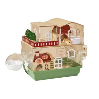 【Petvibe】雙層森林豪華鼠籠(倉鼠籠/倉鼠整理箱/寵物鼠籠/倉鼠鼠籠/壓克力鼠籠/倉鼠窩)