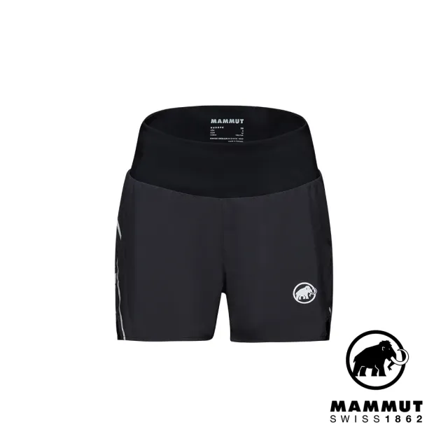 【Mammut 長毛象官方直營】Aenergy TR Shorts Women 輕盈透氣速乾越野短褲 黑色 女款 #1023-00871