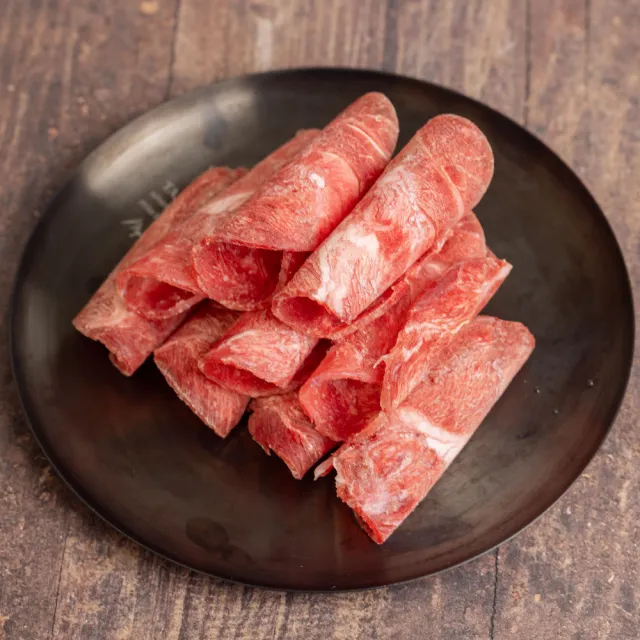 【小嚼士】沙朗牛背肩肉片 1KG 超值3包組(火鍋肉片 烤肉片 炒片 牛肉片 沙朗牛 牛肉 冷凍牛肉)