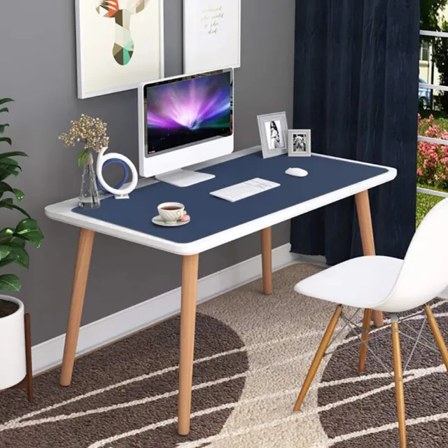 【HH】時尚雙色皮革滑鼠墊 雙色款-大款 80x40cm(滑鼠墊/餐桌墊/辦公桌墊/桌墊/防水抗污)