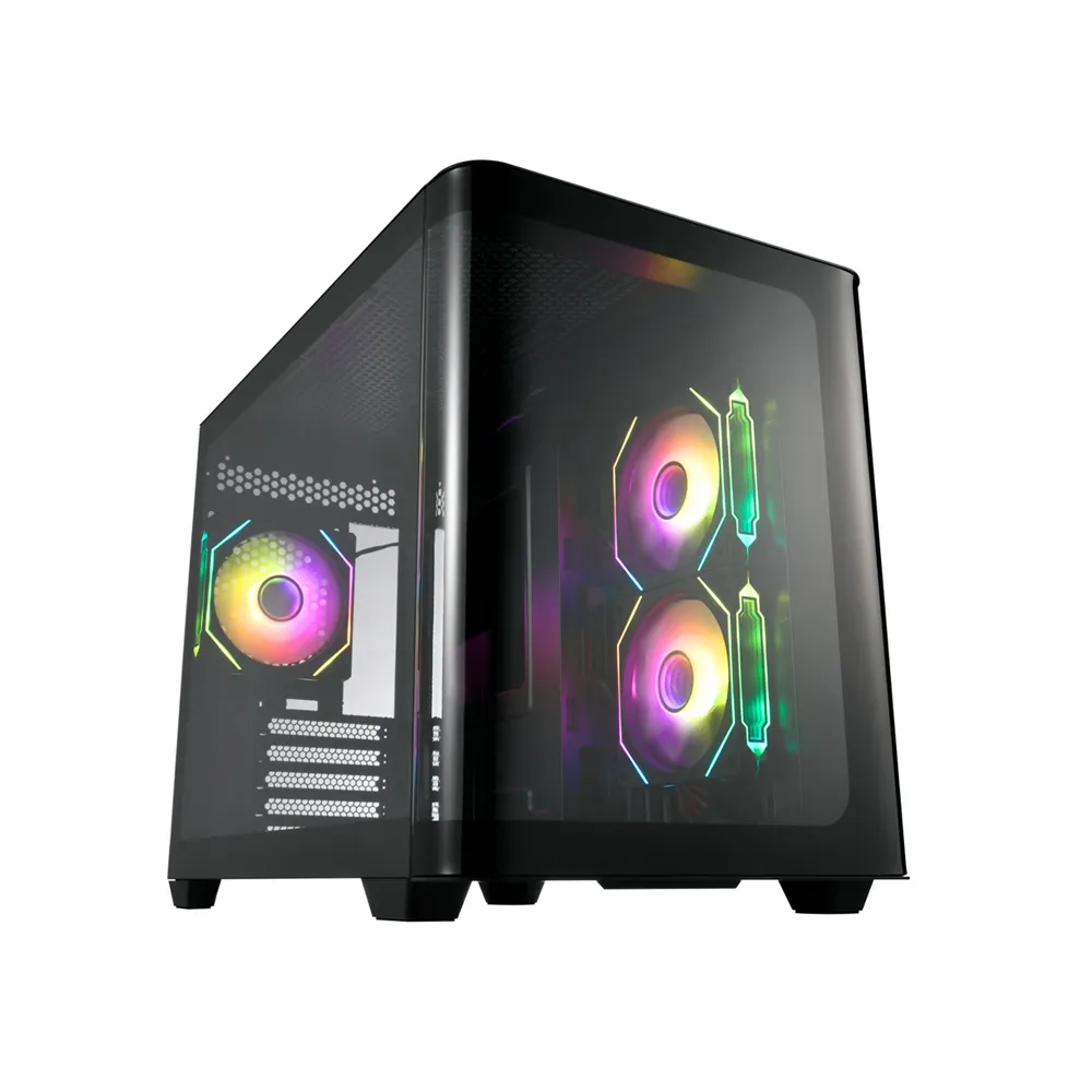 【華碩平台】U9廿四核RTX 5070{鋼鐵獵人}電競機(Ultra 9 285/B860/32G D5/1TB/WiFi6E)
