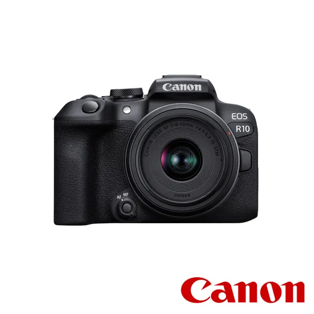 【Canon】EOS R10 單鏡組 RF-S 18-45mm f/4.5-6.3 IS STM(公司貨 缺文案圖)