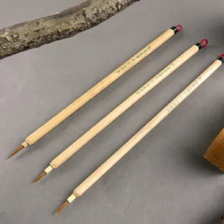 【中華筆莊】40030E 極品小圭筆-狼毫毛筆(毛筆 勾邊線筆)