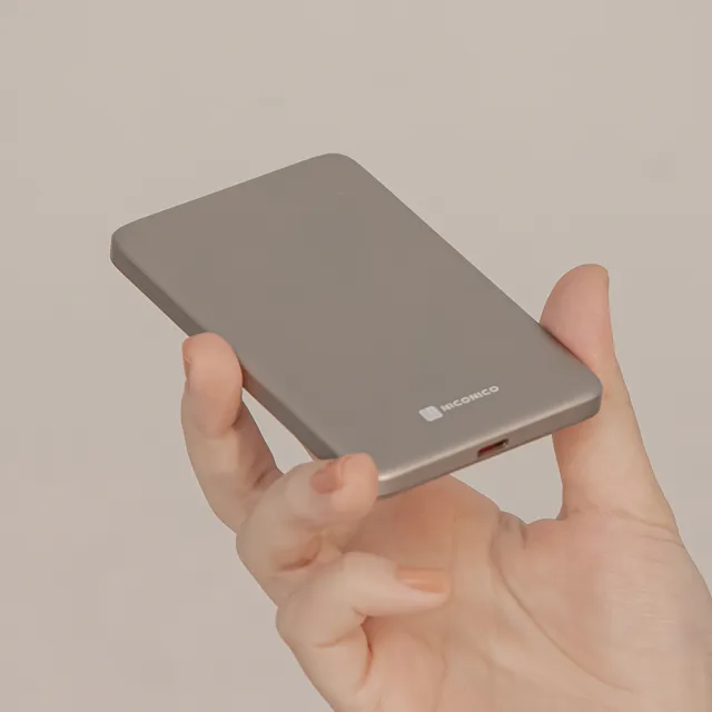 【NICONICO】Superthin極度輕薄・磁吸行動電源(5000mAh)