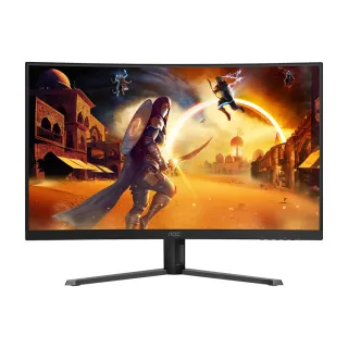 【AOC】雷蛇有線電競滑鼠組★CQ32G4E HDR曲面電競螢幕(32型/2K/180Hz/0.5ms/VA)