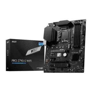 【MSI 微星】PRO Z790-S WIFI DDR5 主機板+Intel i7-12700K 12核/20緒(M+C 組合包)