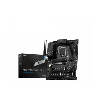 【MSI 微星】PRO Z790-P WIFI DDR4 主機板+Intel i5-14600KF 14核/20緒(M+C 組合包)