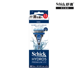 【Schick 舒適牌】水次元5P remium刮鬍刀(1刀把2刀片)