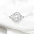 【AURORA 歐羅拉】GIA 50分F color八心八箭天然真鑽 PT950 鑽戒 鑽墜 圓愛(二款擇一)