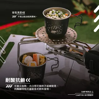 【CAMPFIRE】鈦坦露營杯(露營杯 鈦杯 茶杯 馬克杯 露營 逐露天下)