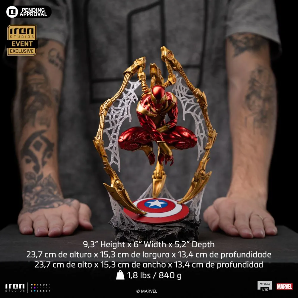 Beast Kingdom 野獸國】漫威鋼鐵蜘蛛人CCXP限定版雕像(IRON STUDIOS