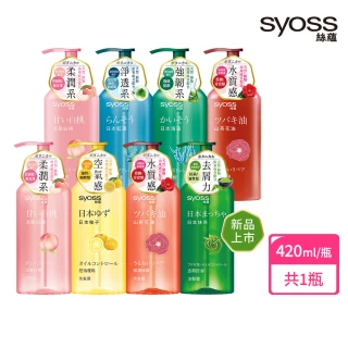 【Syoss 絲蘊】天然植萃洗髮精/護髮潤髮乳420ml(多款任選 無矽靈/豐盈韌髮/控油淨源/韌芯修護)