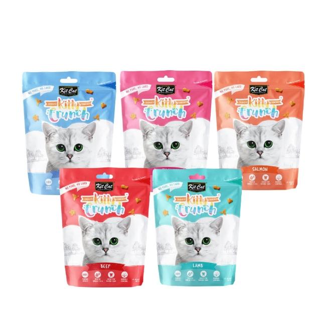 【Kitcat】卡茲餅60g 5入任選(貓零食 貓餅乾 適口性佳)