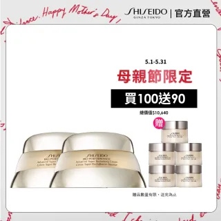【SHISEIDO 資生堂國際櫃】NO.1百優乳霜雙倍組(乳霜/晚霜/保濕/抗老)