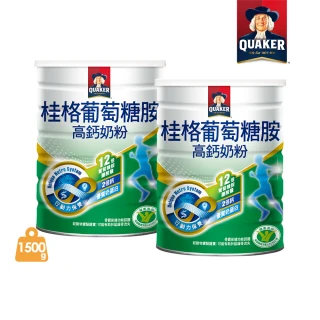 【QUAKER桂格】葡萄糖胺奶粉1500gX2罐