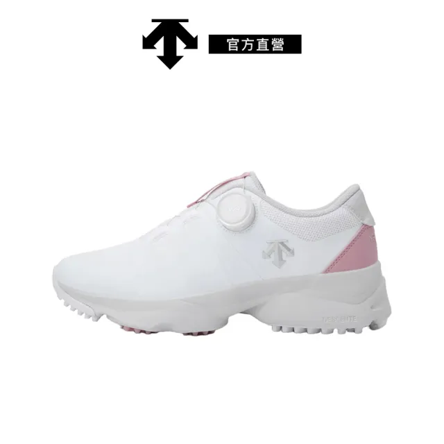 DESCENTE Women's TAP IN BOA ゴルフシューズ24.0 DESCENTE】GOLF 迪桑特W TAP-IN BOA 女士高爾夫球鞋(白色/粉色) - momo
