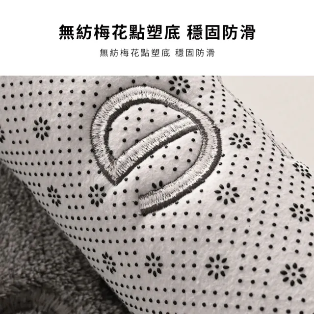 【Shely】加厚回彈記憶棉家用吸水地墊 浴室防滑地毯 廁所地墊 速乾墊 腳踏墊 (40*60cm) 禮物