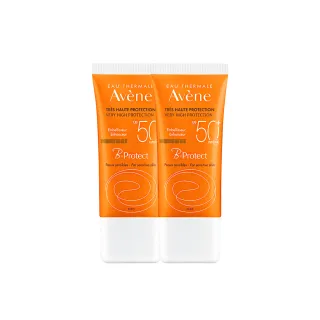 【Avene 雅漾官方直營】買一送一★亮顏防曬乳SPF50+ 30ml(抗UV/潤色素顏霜)(防曬/防曬乳)
