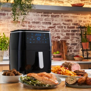【Tefal 特福】Easy Fry蒸燒烤三合一氣炸鍋-FW201870