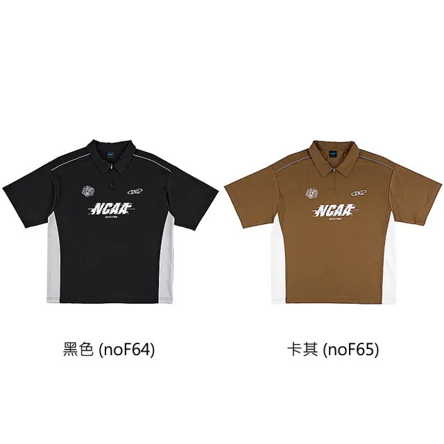 【NCAA】NCAA 短袖上衣 拼接POLO衫 休閒上衣 74251320