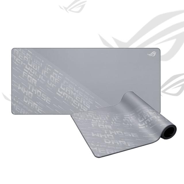 【ASUS 華碩】ROG SCABBARD II ARCTIC GRAY XXL 電競滑鼠墊