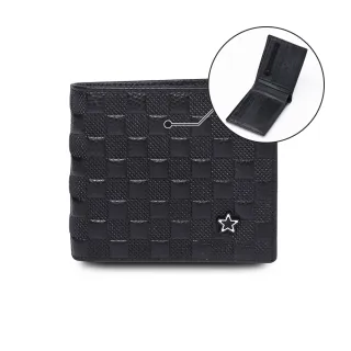 【MANDE RHODE 曼德羅德】真皮訂製方格紋短夾(86345-1)