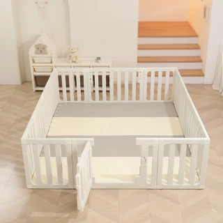 【Caring】X DesingSkin 聯名款 多功能 圍欄 商檢局+CNS安全雙認證-200x140cm(安全圍欄/遊戲圍欄/收納櫃)