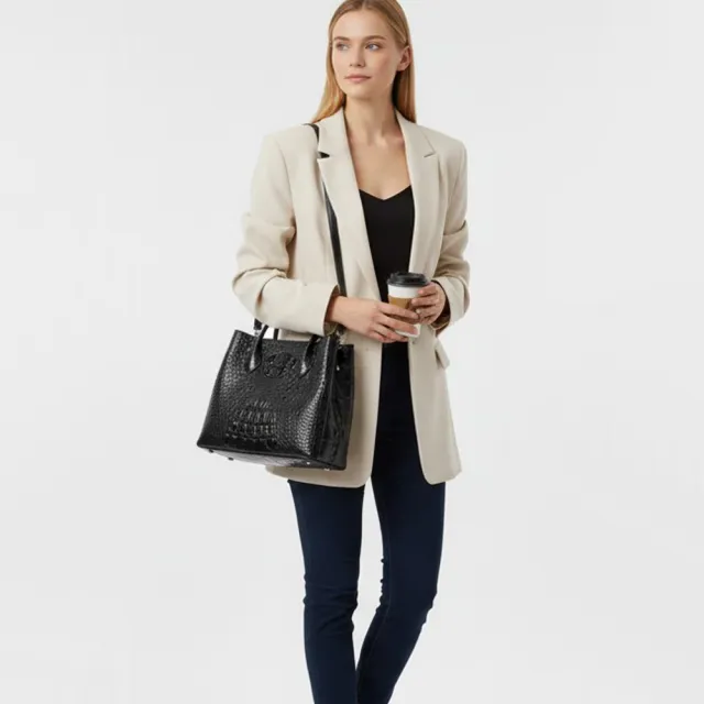 【M2nd】經典鱷魚背皮托特包(T9335C)