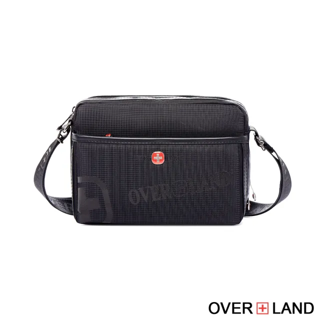 【OverLand】美式十字軍 - LOGO浮印斜背包-中/M(3135)