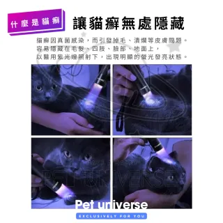 【Pet Universe 多寵宇宙】伍德氏燈-充電數顯款50w(伍氏燈 紫光燈 紫外線燈 紫光手電筒 固化燈 紫外線)