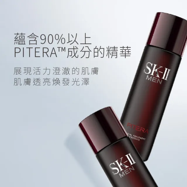 【SK-II官方直營】1+1男士青春潔面雙重組(男士青春露230ml+男士潔面乳)