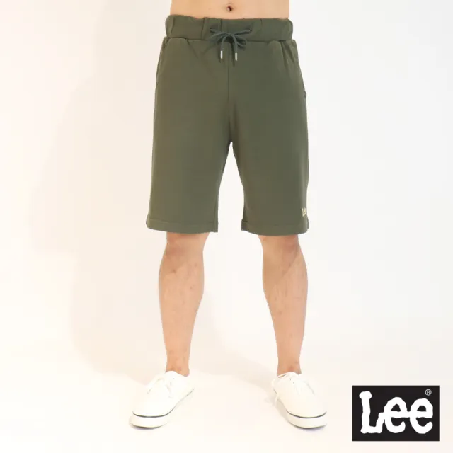 【Lee】男裝 休閒短褲 / 薄款舒適 橄欖綠(LL210192047)