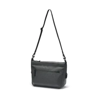 【MUJI 無印良品】耐水性熱熔接肩背包/深灰