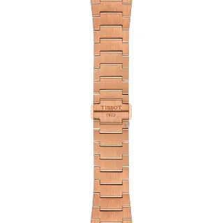 【TISSOT 天梭】官方授權  PRX POWERMATIC 80 玫瑰金色 機械錶(T1374073304100)